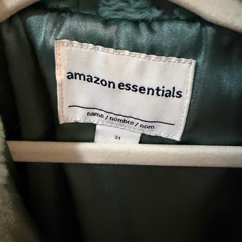 Amazon Essentials Toddler' Teal Faux Fur Coat - Picture 2 of 4